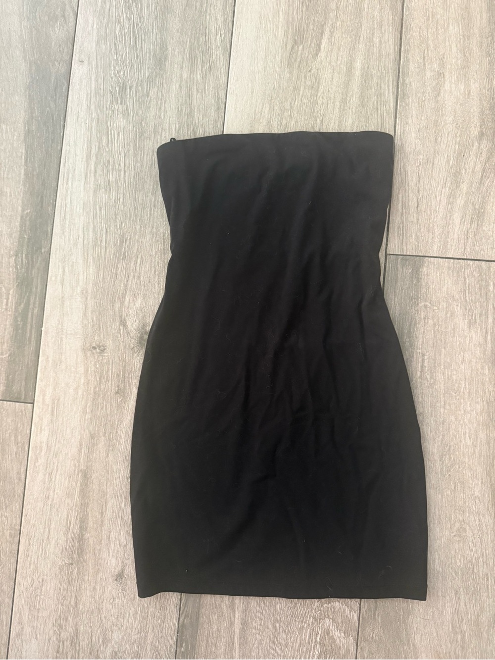 Garage Strapless Black Bodycon Dress
